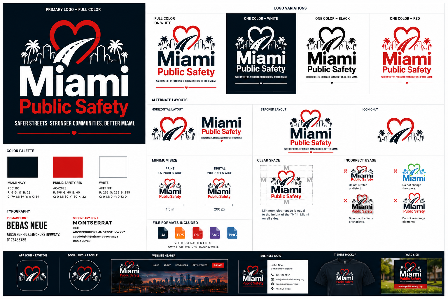 Miami Public Safety brand guide