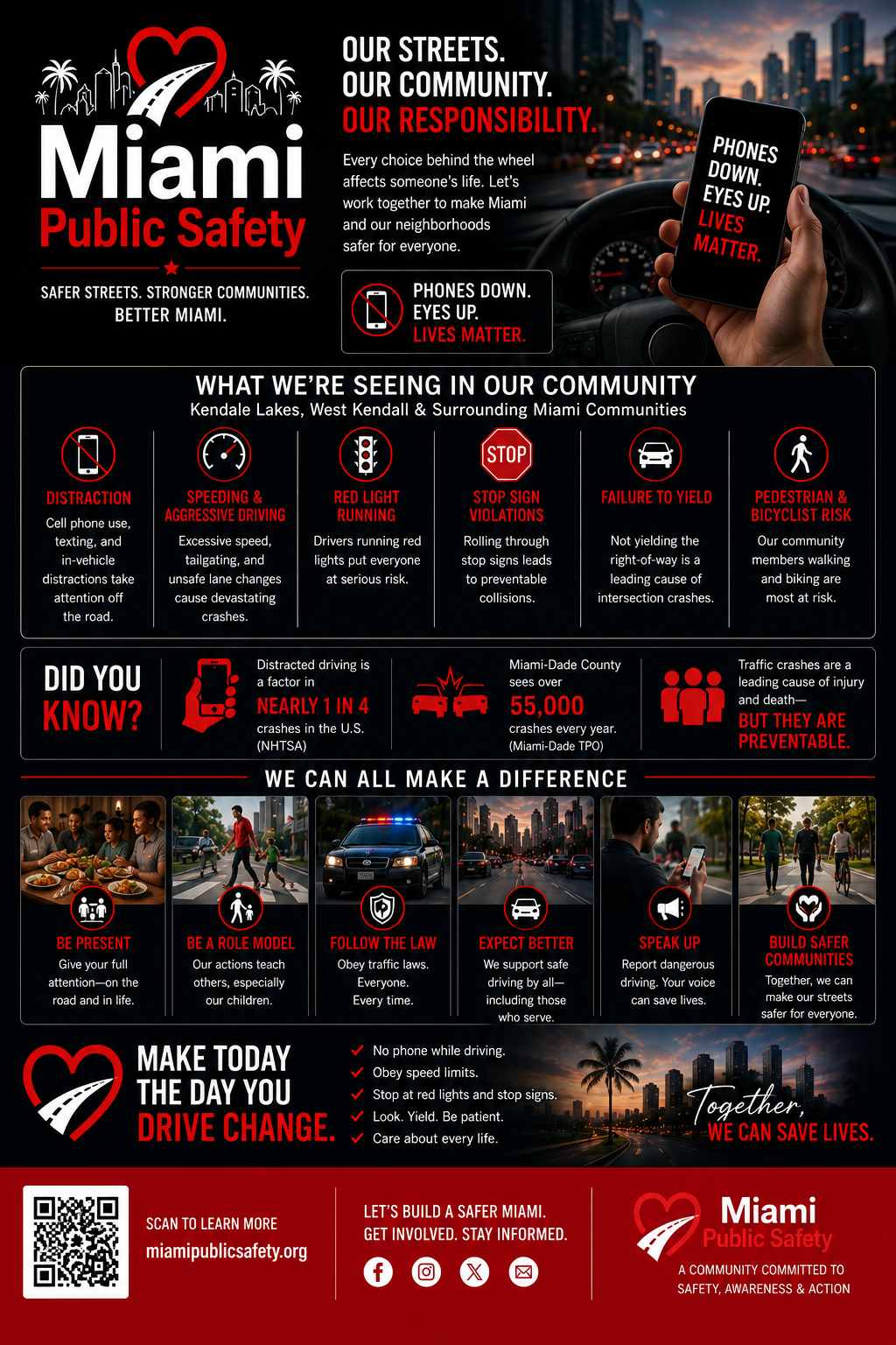 Miami Public Safety campaign flyer